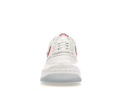 Nike Air Force 1 Low '07 Satin White Varsity Red (Women's)