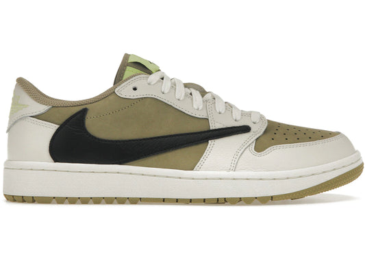 Air Jordan 1 Low Golf Travis Scott Olive Black