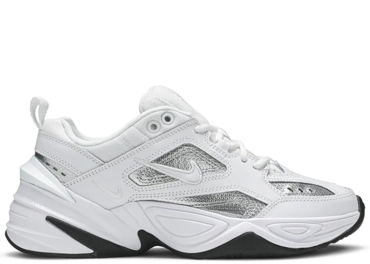 Nike M2K Tekno White Metallic Silver Black (Women's)