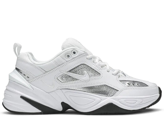 Nike M2K Tekno White Metallic Silver Black (Women's)