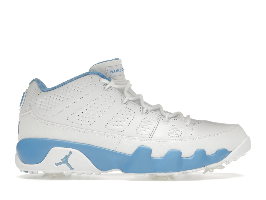 Jordan 9 Retro Low Golf White University Blue
