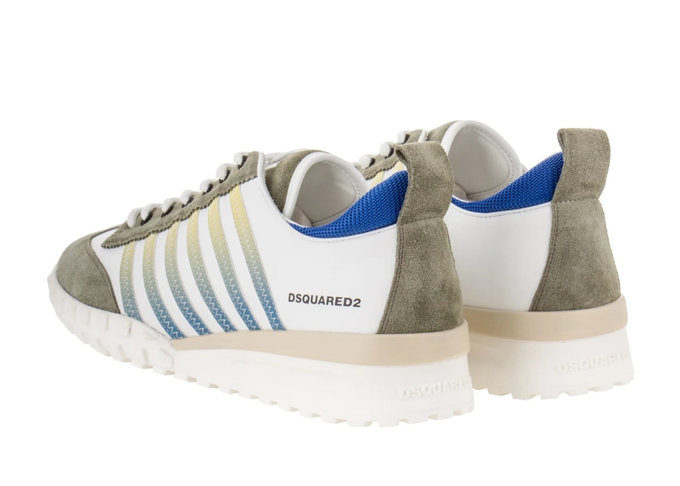 Dsquared2 Stripe Legend Sneakers White Fade