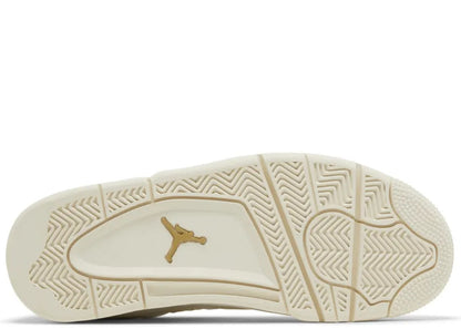 Air Jordan 4 Retro Sail Metallic Gold (Womens)
