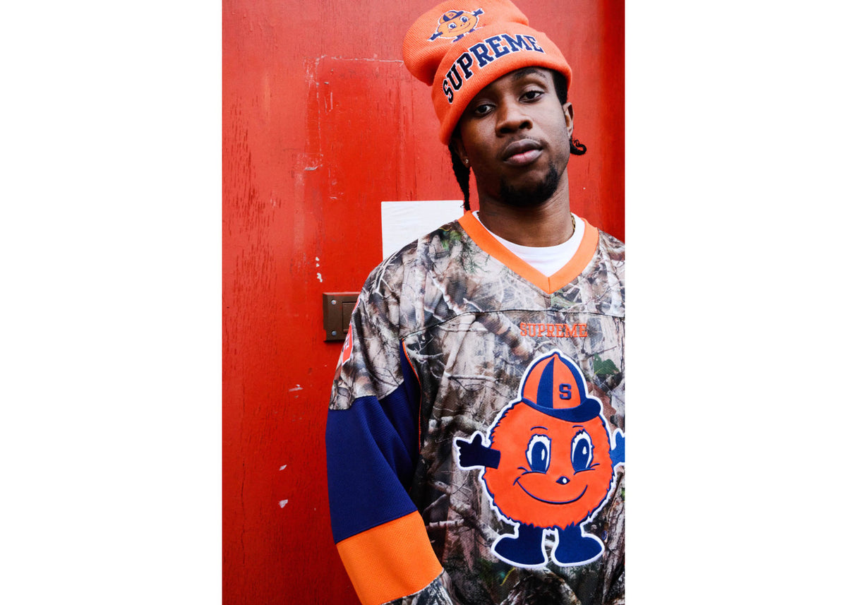 Supreme Mitchell & Ness NCAA Hockey Jersey Woodland Camo