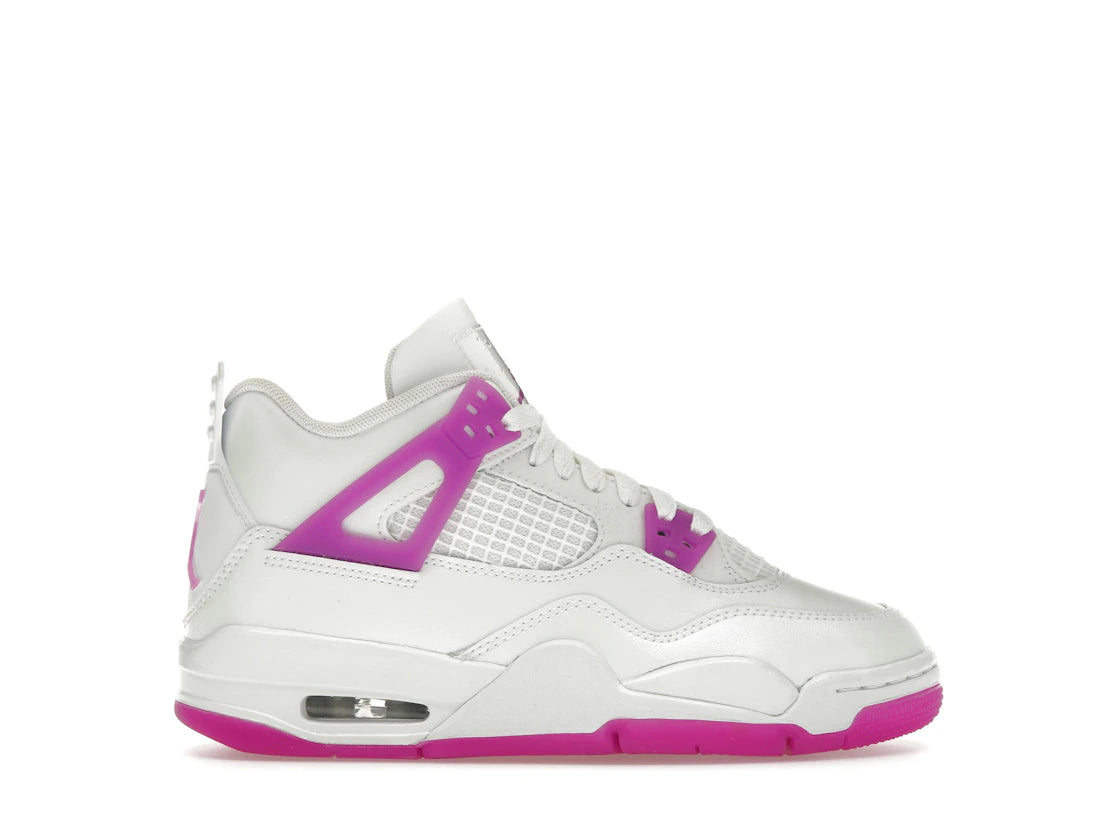 Jordan 4 Retro Hyper Violet White (GS)