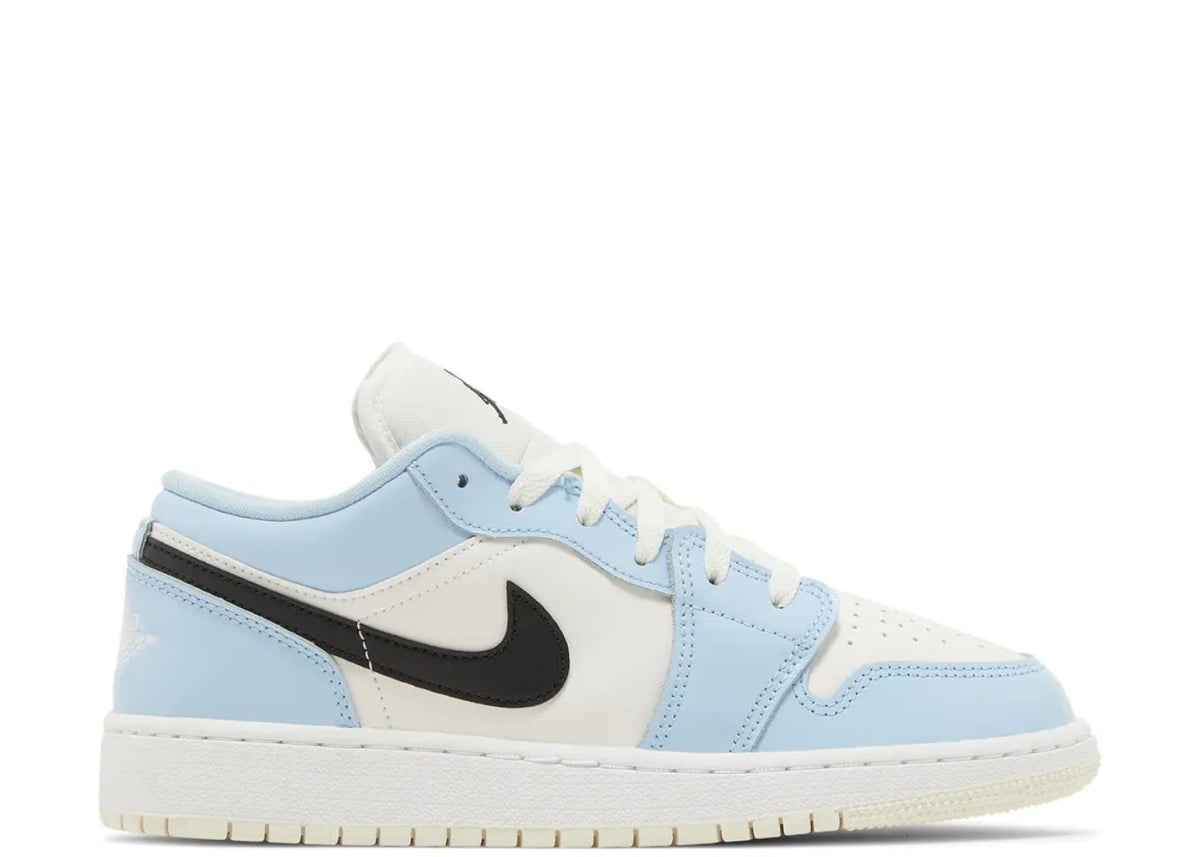 Jordan 1 Low Ice Blue Black (GS)