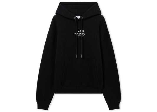 Off White L/AB Core Diagonal Hoodie Black