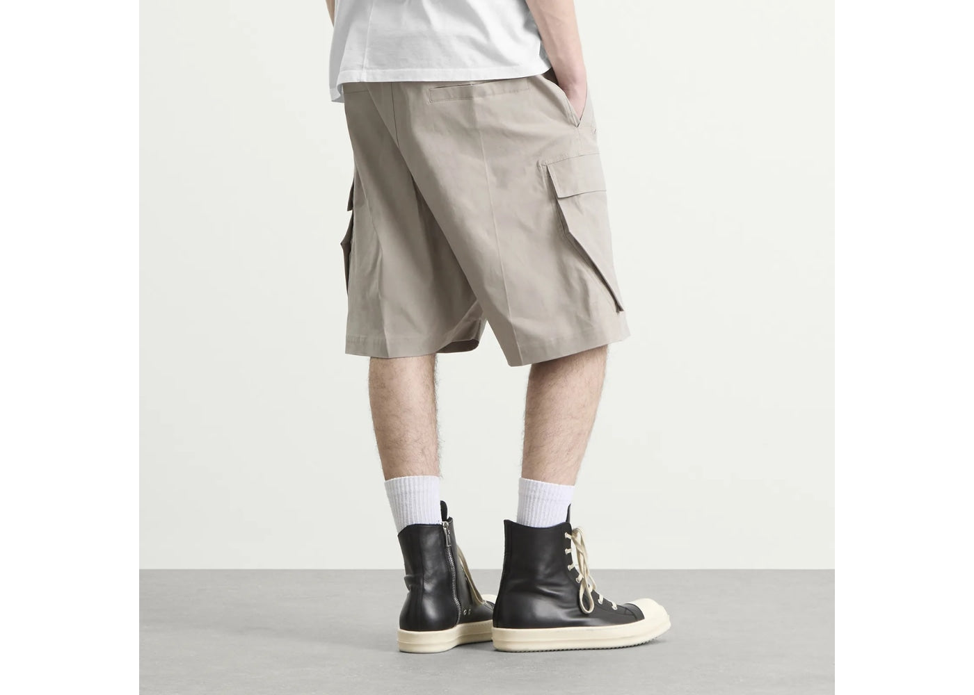 Rick Owens Cargobela Shorts Sand