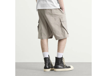 Rick Owens Cargobela Shorts Sand