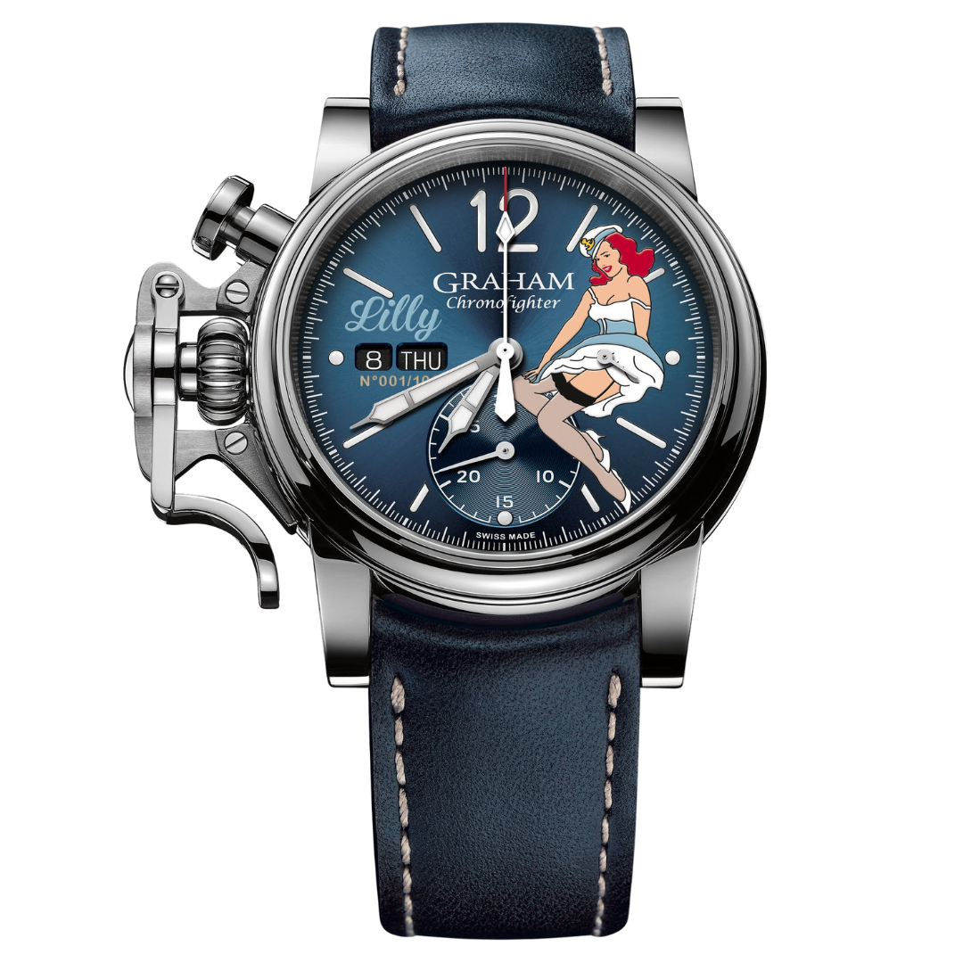 Graham Chronofighter Vintage Nose Art Lilly Limited | 2CVAS.U05A.L129S