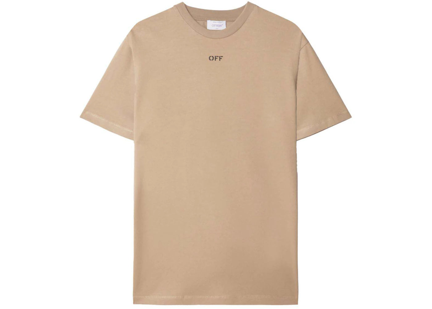 Off White Slim S/S Tee Beige