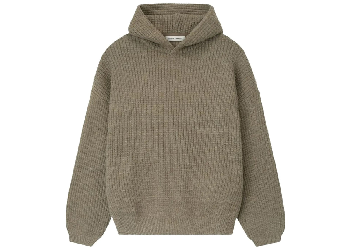 Fear of God Essentials Heavy Waffle 90's Hoodie Homestead Heather