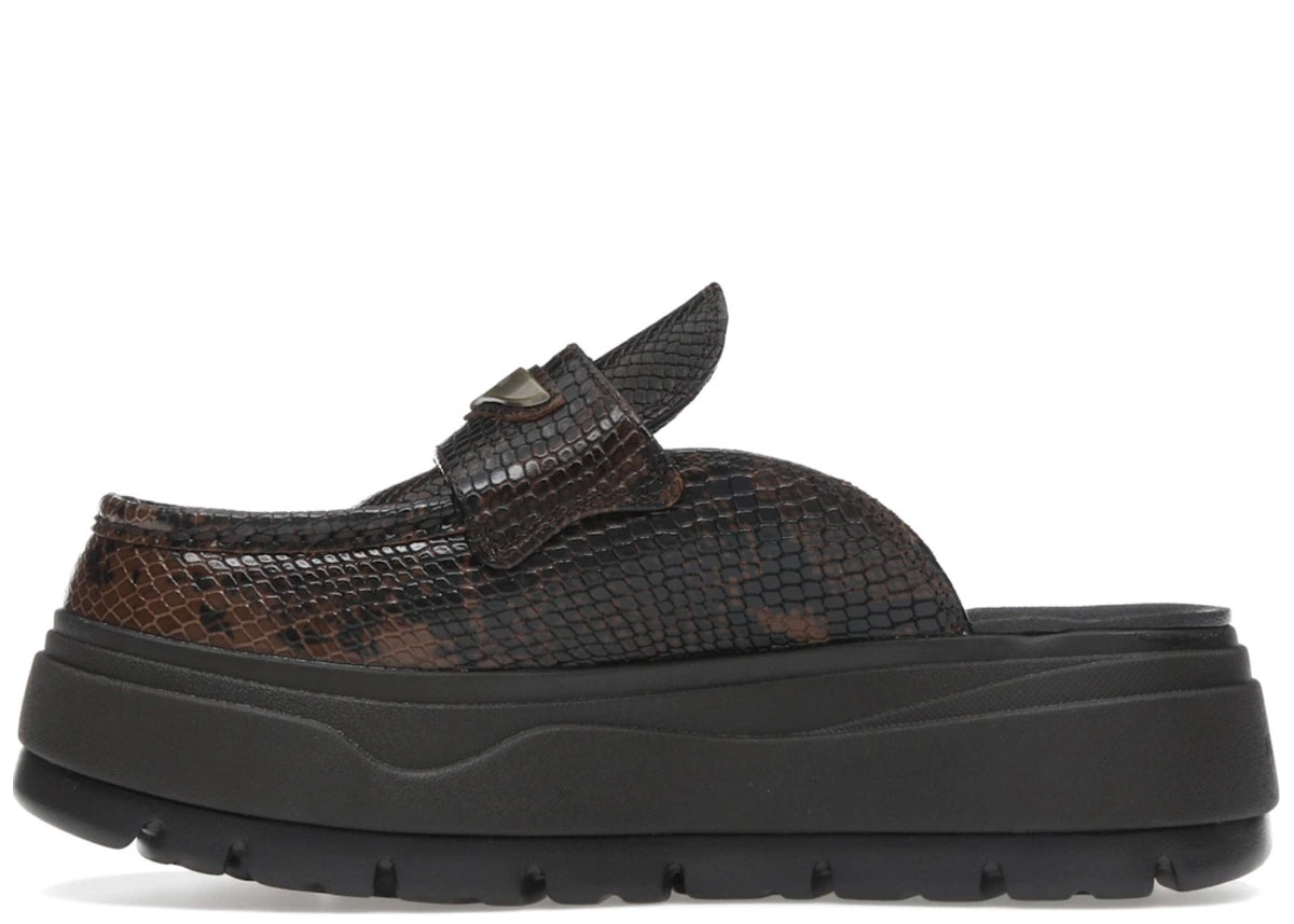 Jordan Mule Croc Velvet Brown (Women's)