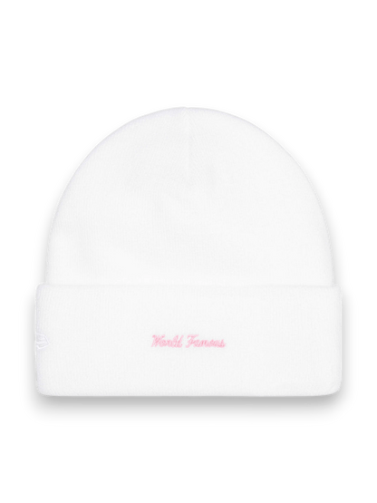 New Era Supreme Box Logo beanie white