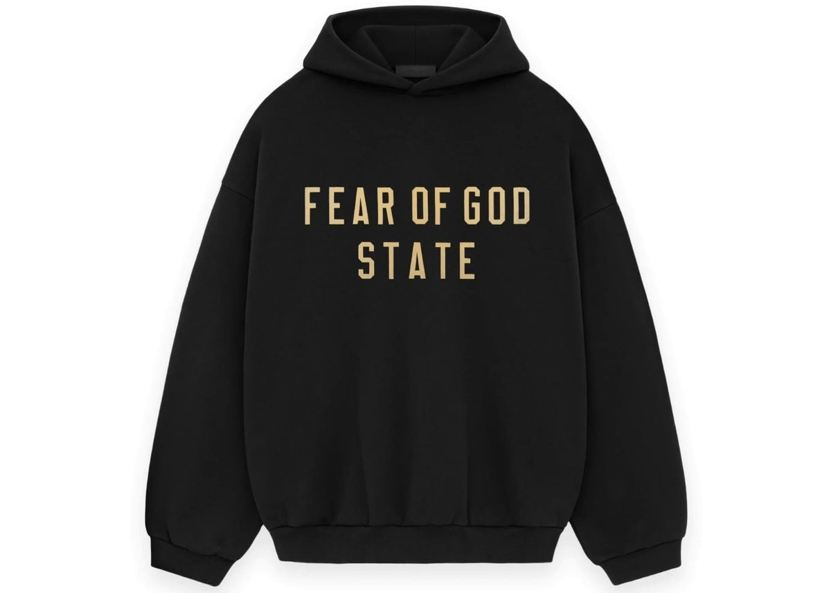 Fear of God Essentials Fleece State Hoodie Black