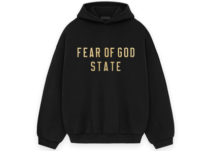 Fear of God Essentials Fleece State Hoodie Black