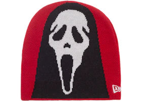 Supreme New Era Ghostface Beanie Red