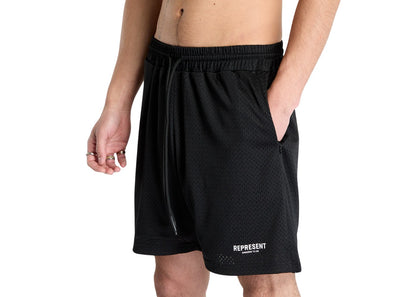 Represent Owners Club Mesh Shorts Black