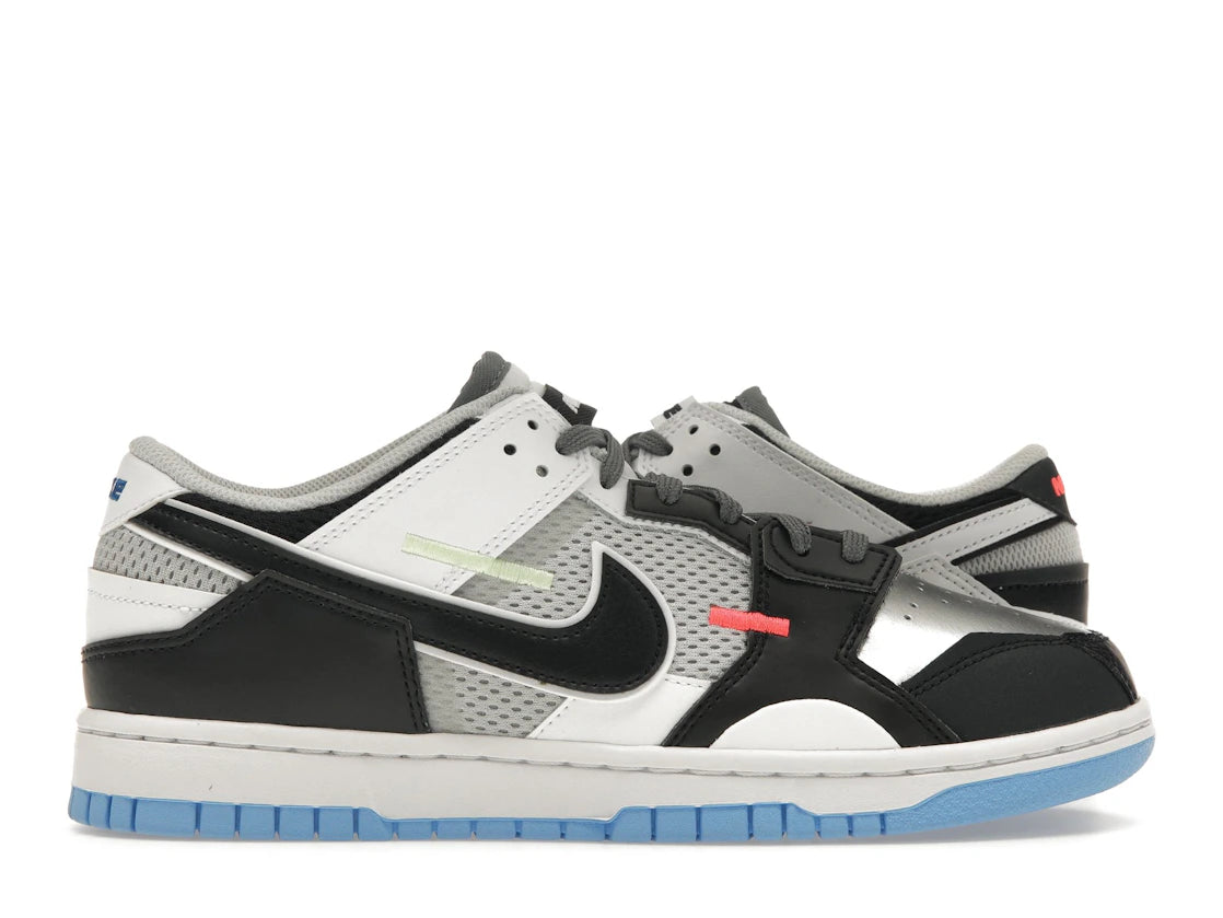 Nike Dunk Low Scrap Black Neutral Grey University Blue White