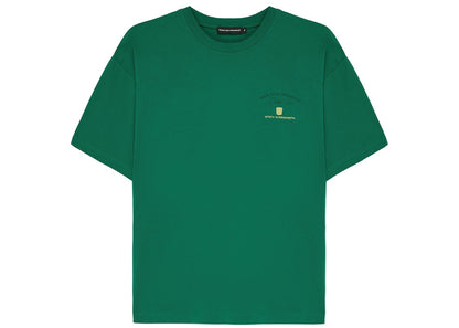 Soon To Be Announced Relax Mold Green Crew Neck Printed T-shirt