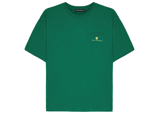 Soon To Be Announced Relax Mold Green Crew Neck Printed T-shirt