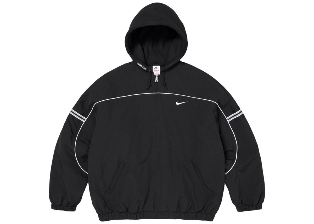 Supreme x Nike Nylon Hooded Jacket 'Black'