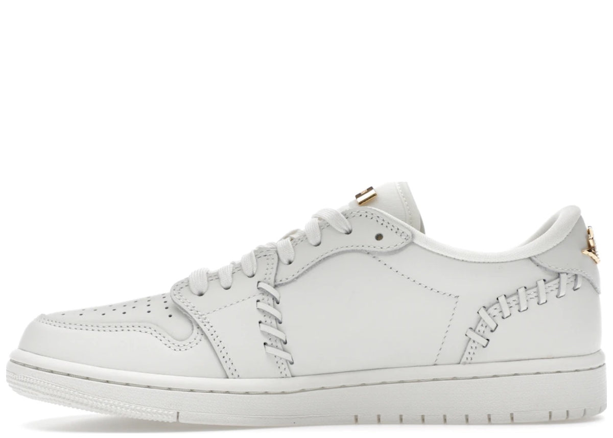 Jordan 1 Low Method of Make Sail Metallic Gold (Women's)