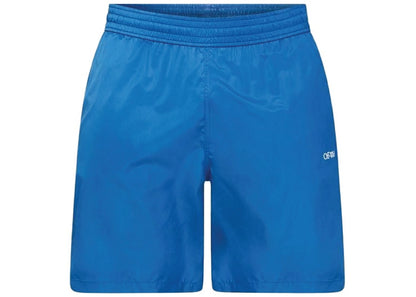 Off White Swim Shorts Arrows Blue