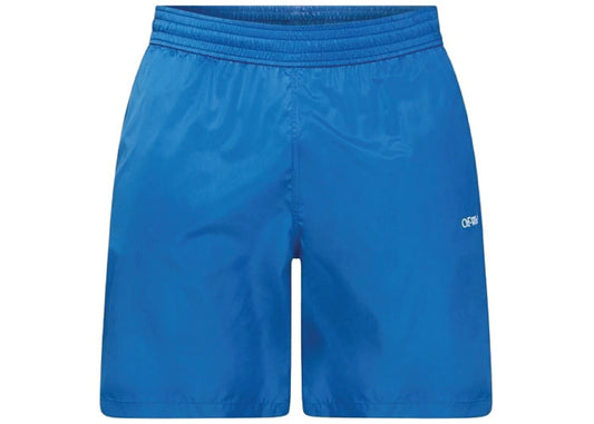 Off White Swim Shorts Arrows Blue