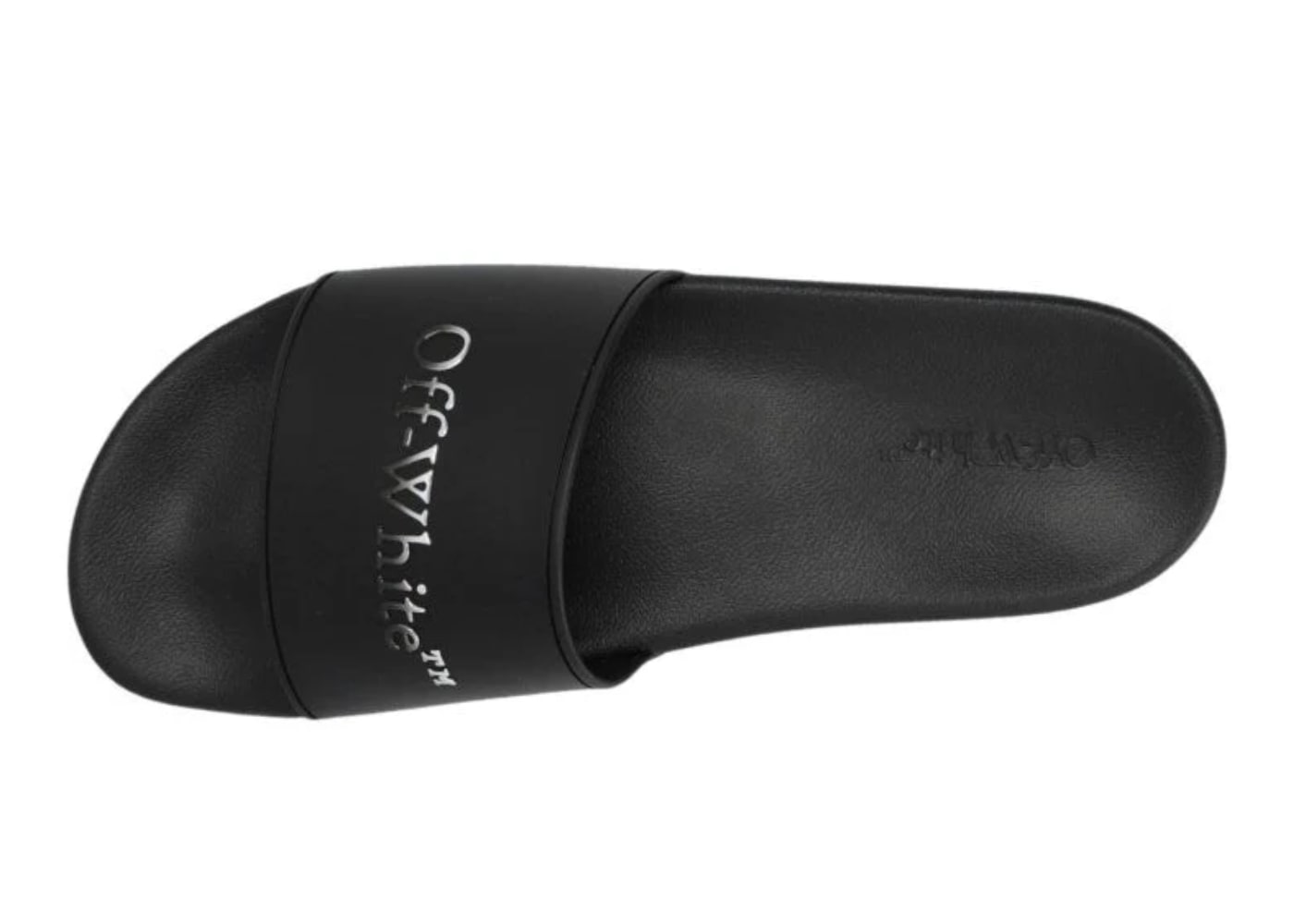 Off White Bookish Gradient Slide Sandal Black