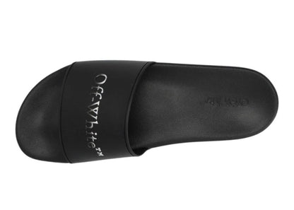 Off White Bookish Gradient Slide Sandal Black