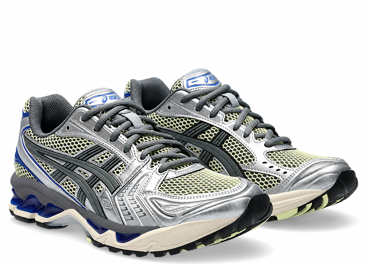 ASICS Gel-Kayano 14 Soft Yellow Asics Blue