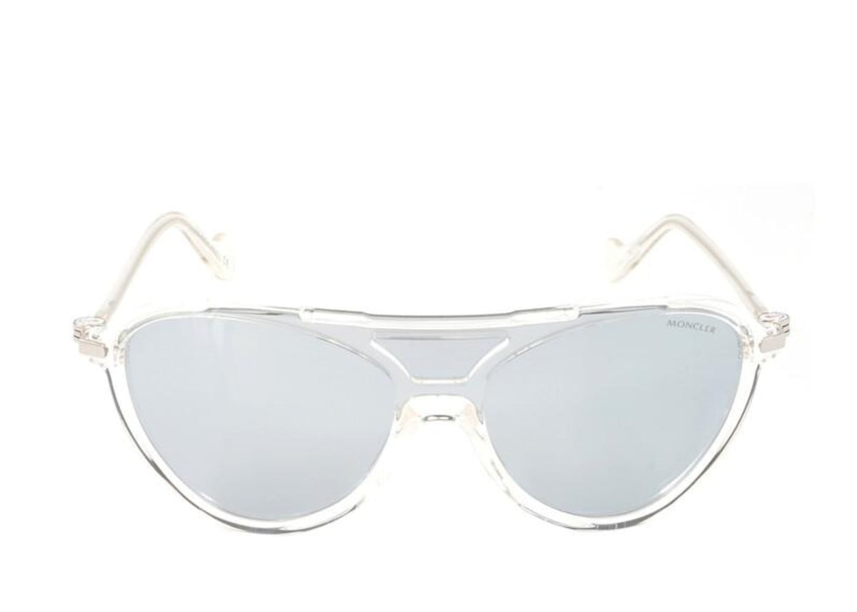 Moncler ML0054 Crystal Smoke Mirror Sunglasses