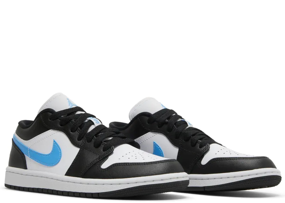 Jordan 1 Low Black University Blue White (Women's)