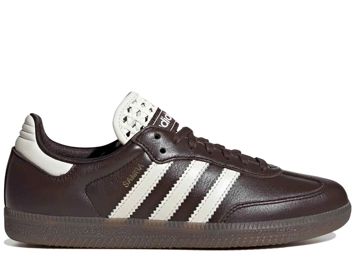adidas Samba OG Basketweave Tongue Aurora Coffee Off White (Women's)