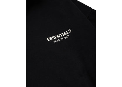 Fear of God Essentials Fleece Hoodie (FW24) Jet Black