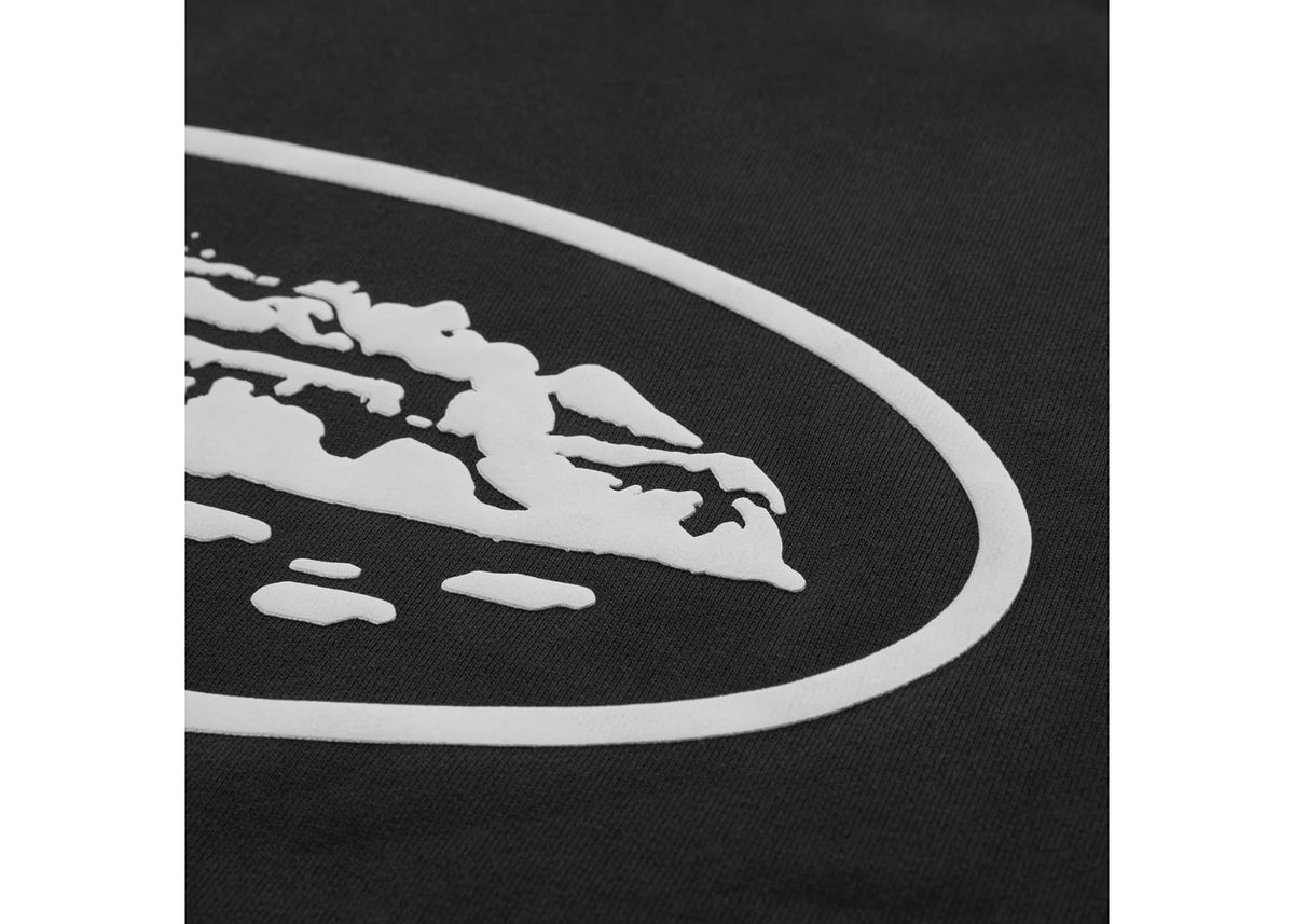 Corteiz Island Puff Print Zip Hoodie Black