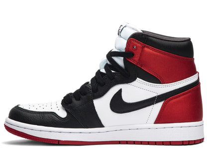 Jordan 1 Retro High Satin Black Toe (Women's)