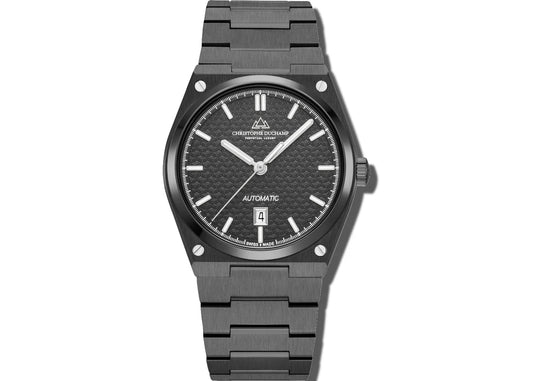 Christophe Duchamp Attitude Auto - Black Dial & 316L Stainless Steel Strap CD8801-05