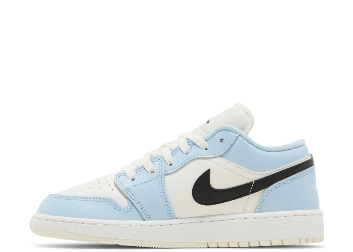 Jordan 1 Low Ice Blue Black (GS)
