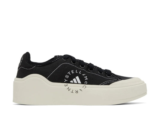 adidas Stella McCartney Court Cotton Sneakers Black White