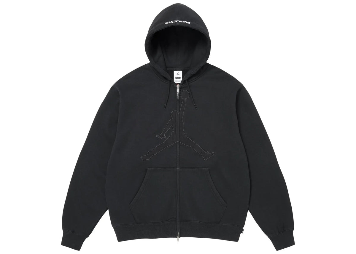 Supreme Jordan Zip Up Hoodie (SS26) Black