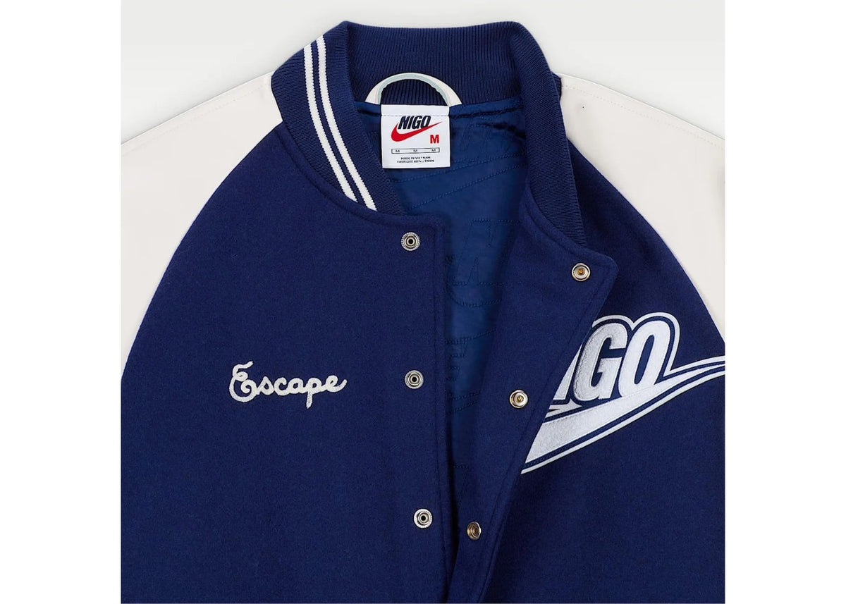 Nike Nigo NRG Varsity Jacket Navy