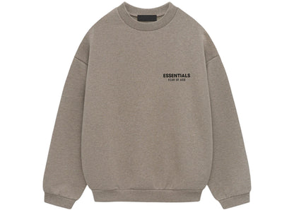 Fear of God Essentials Fleece Crewneck (FW24) Heather Grey