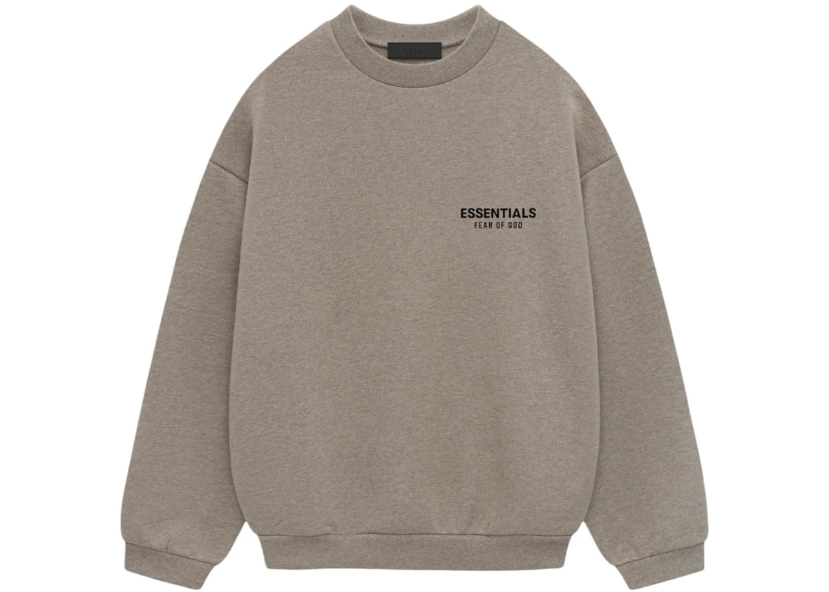 Fear of God Essentials Fleece Crewneck (FW24) Heather Grey