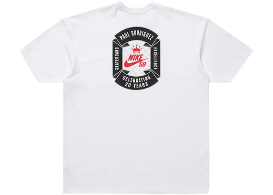 Nike SB Paul Rodriguez Max90 Skate T-shirt White