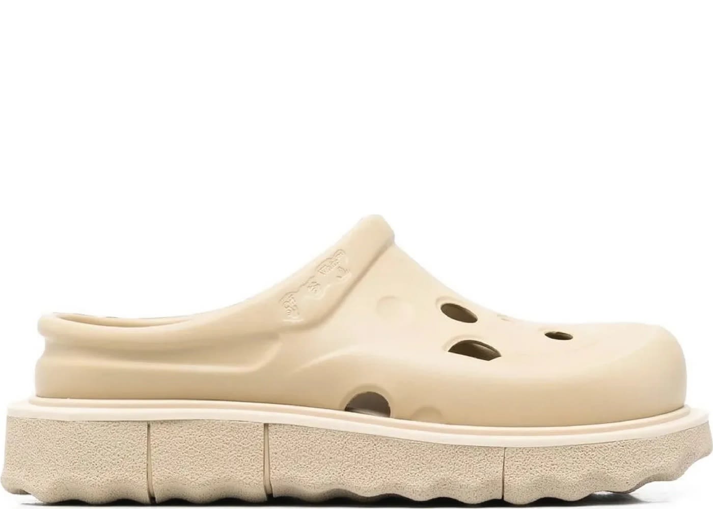 Off White Spongesole Meteor Clogs Slipper Neutrals Beige