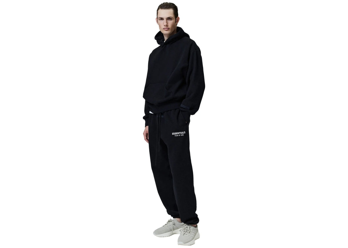 Fear of God Essentials Classic Fit Fleece Hoodie Black