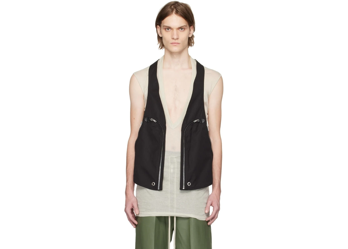 Rick Owens Bauhaus Vest Black