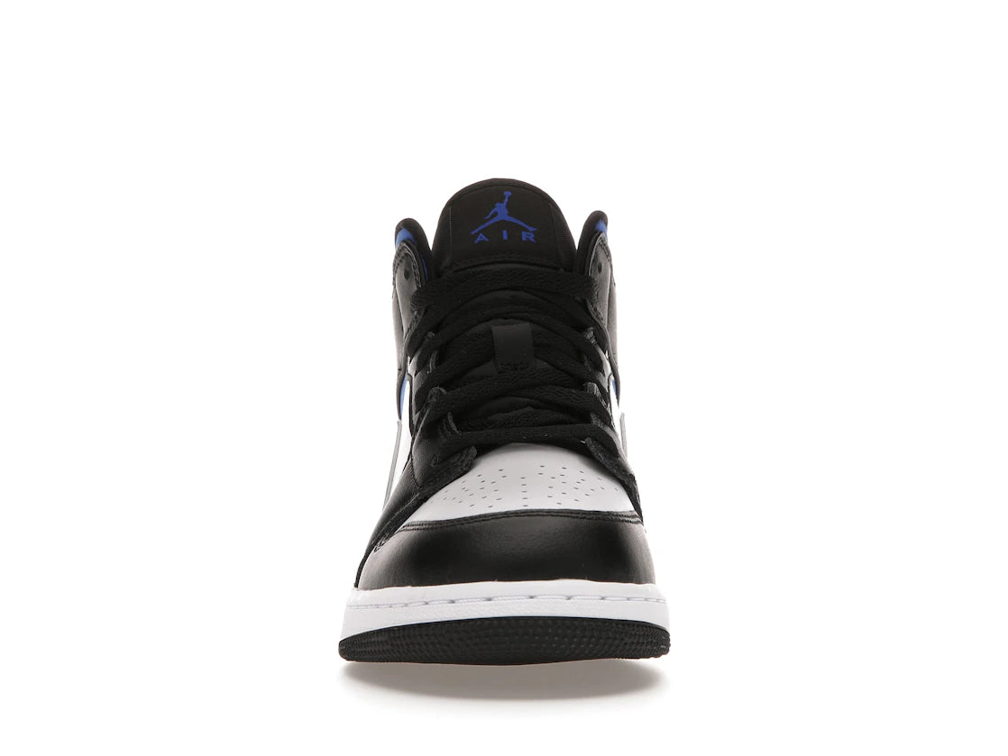 Jordan 1 Mid White Black Racer Blue (GS)